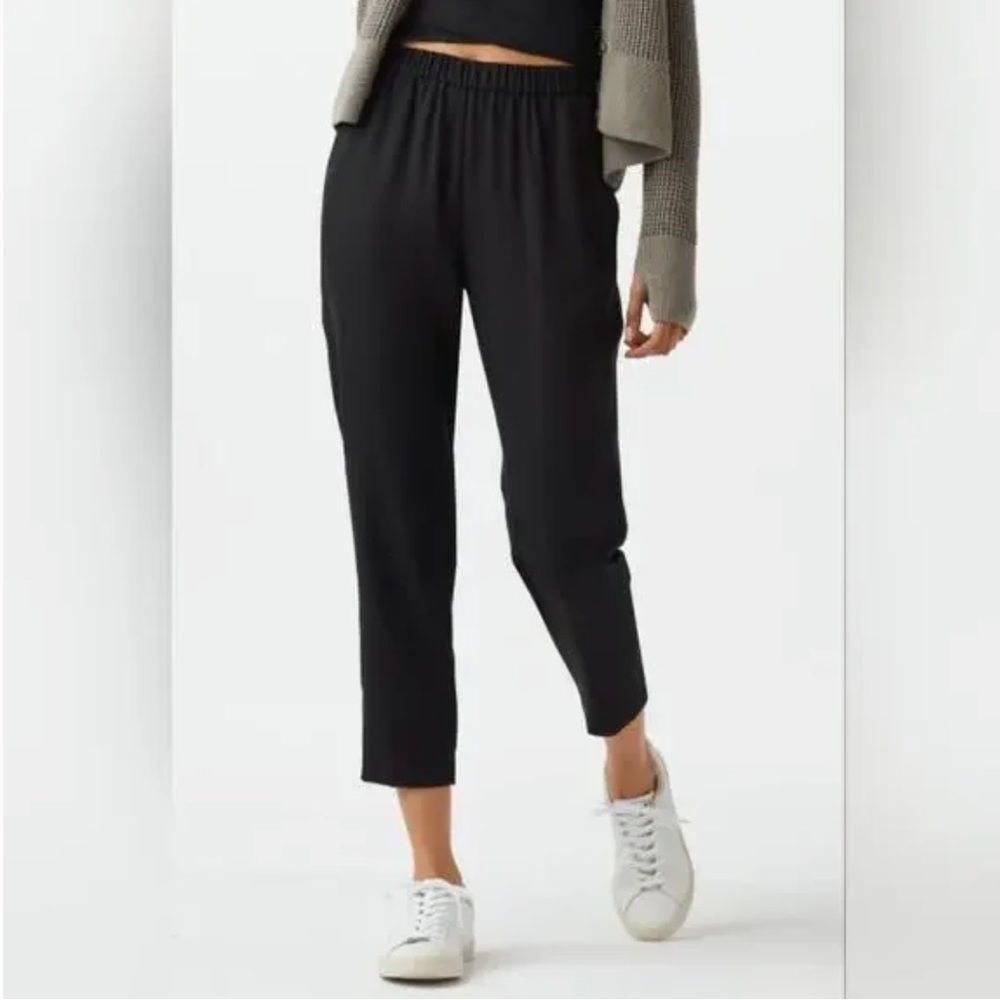 Vetta The Tencel Tapered Pant Size Medium Black